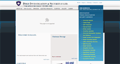 Desktop Screenshot of dixitsecurity.com